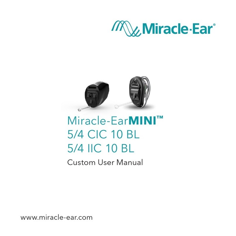 Miracle-Ear MINI 5/4 CIC 10 BL user manual