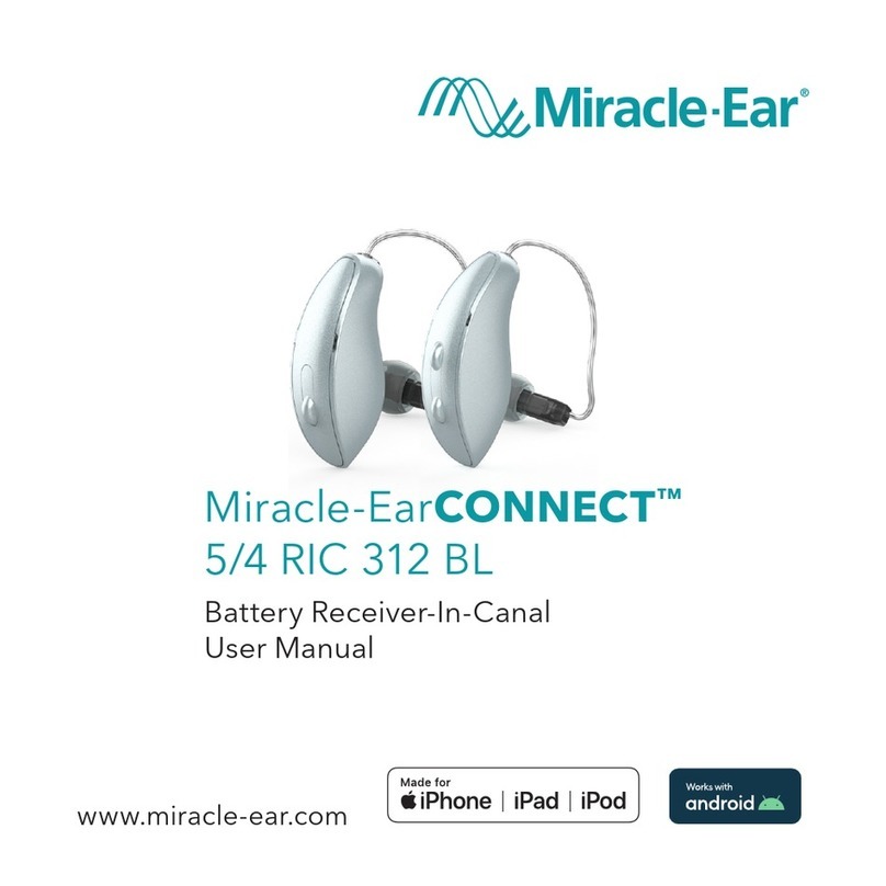 Miracle-Ear CONNECT 5/4 RIC 312 BL user manual