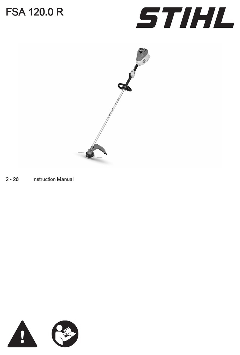 Stihl FSA 120.0 R User manual Stihl FSA 120.0 R User manual