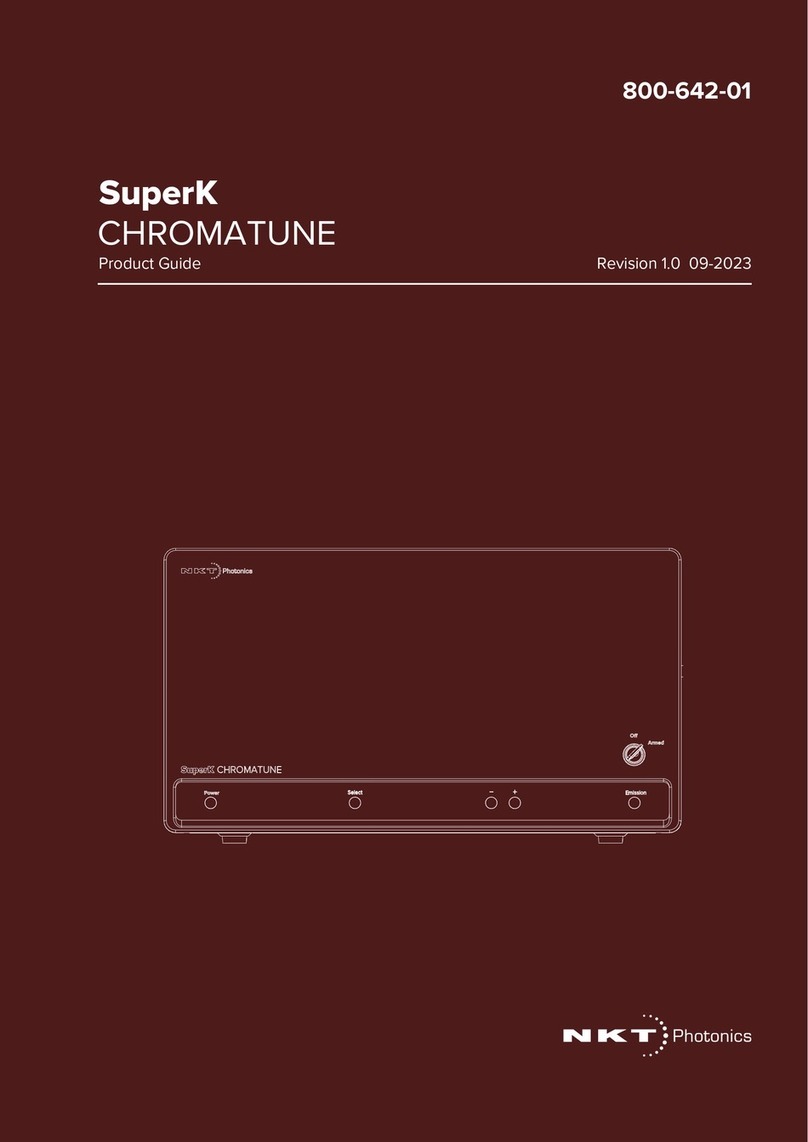 NKT Photonics SuperK CHROMATUNE Product guide