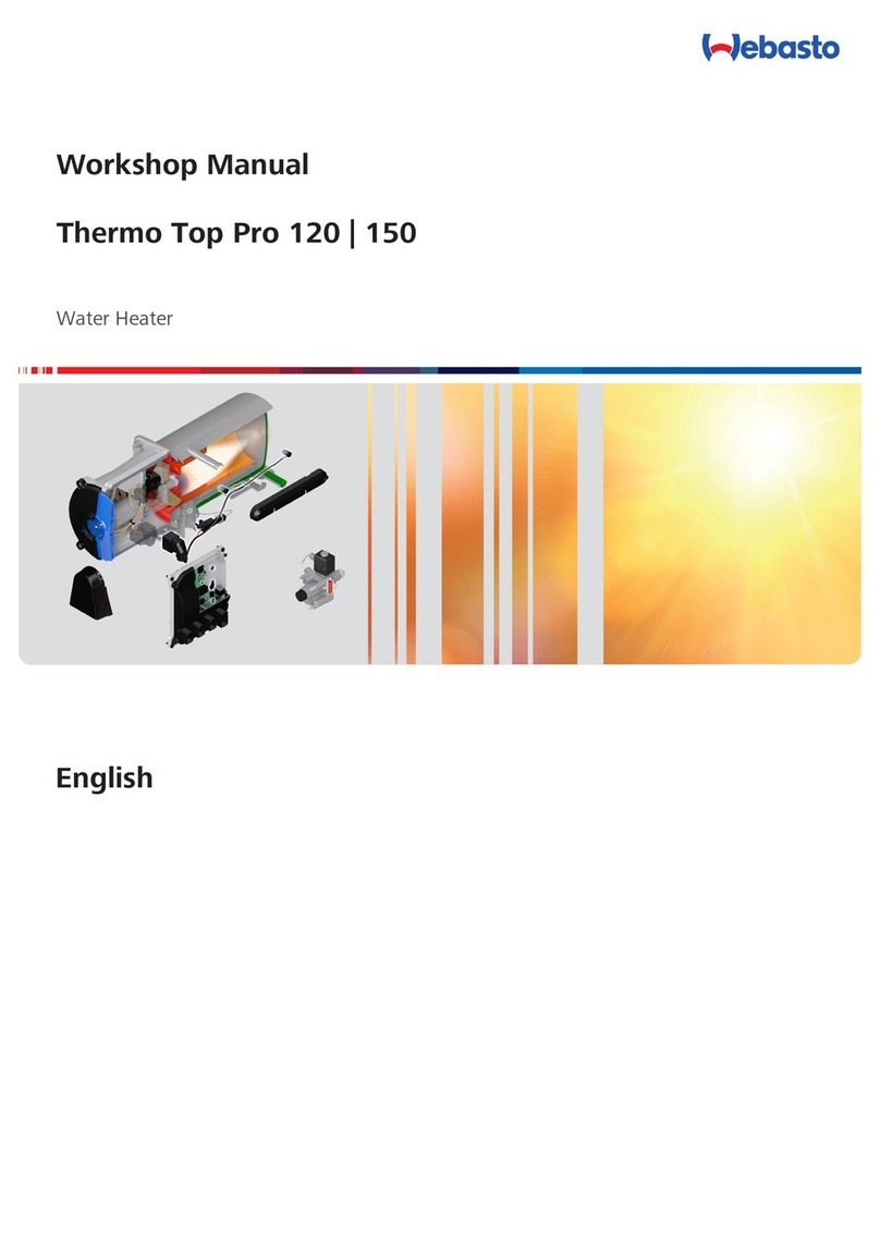 Webasto Thermo Top Pro 120 Instruction manual