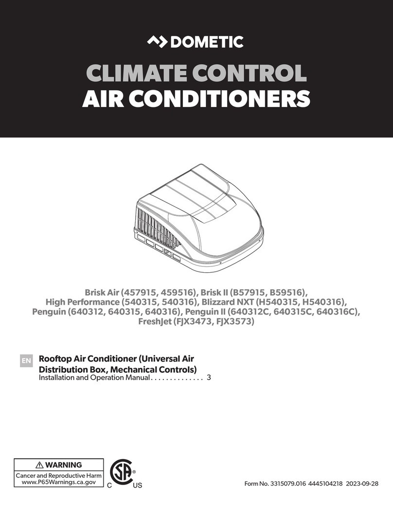 Dometic Brisk Air User manual