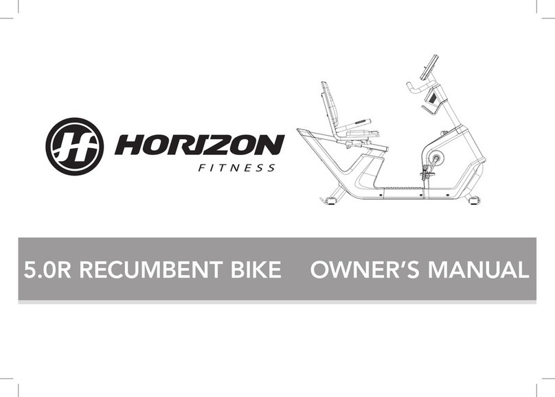 Horizon Fitness 5.0 R owner's manual