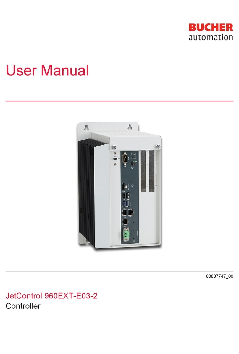 Bucher JetControl 960EXT-E03-2 user manual