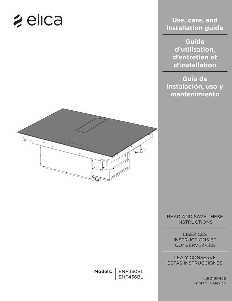 ELICA ENF430BL Installation guide