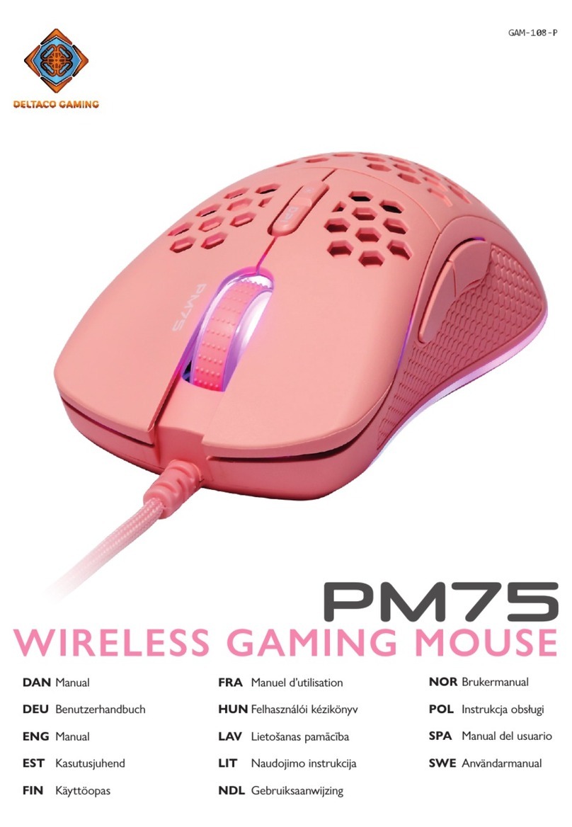 Deltaco Gaming PM75 User manual