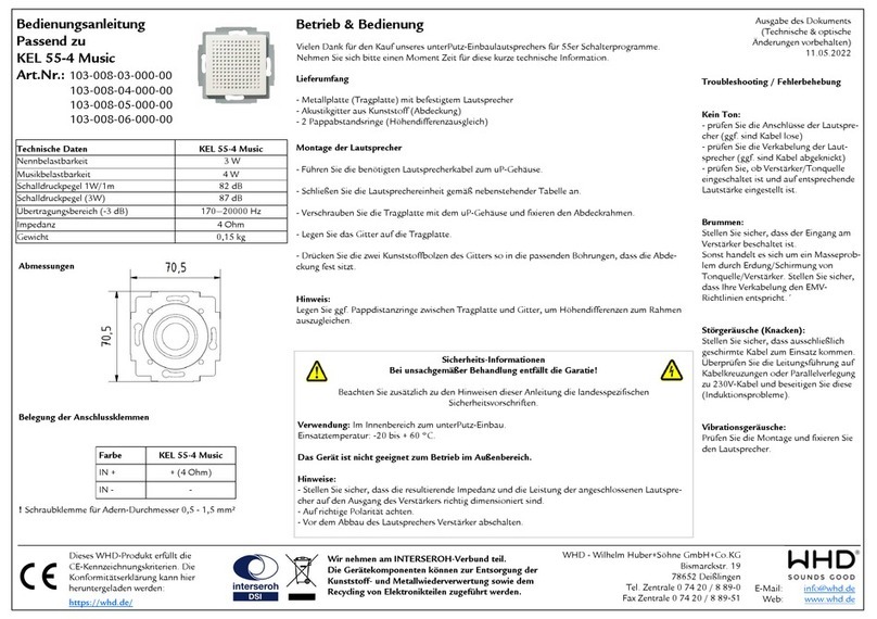 WHD KEL 55-4 Music manual