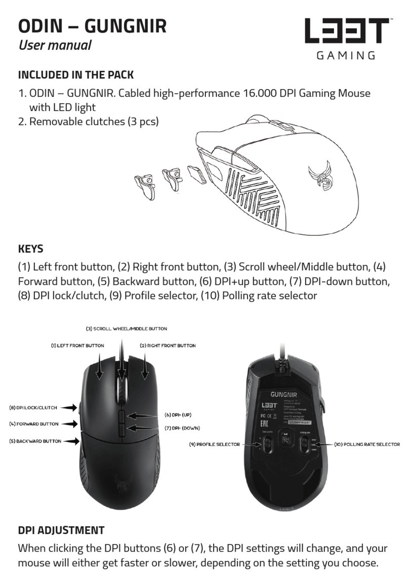 L33T GAMING ODIN user manual