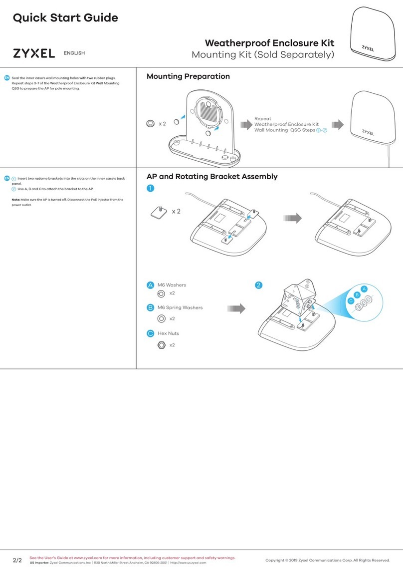 ZyXEL Communications ACCESSORY-ZZ0106F quick start guide ZyXEL Communications ACCESSORY-ZZ0106F quick start guide