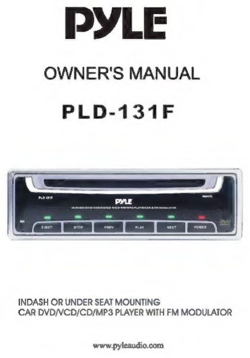 Pyle PLD-131F owner's manual