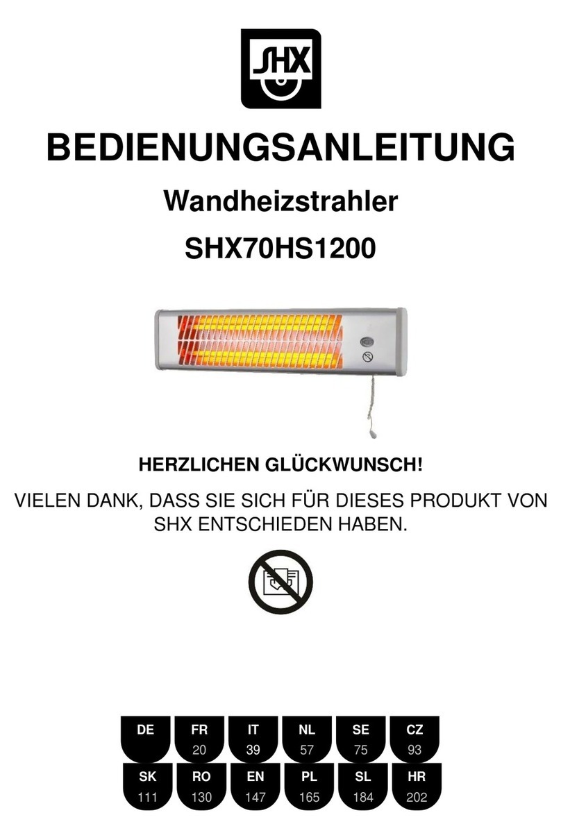 SHX SHX70HS1200 User manual