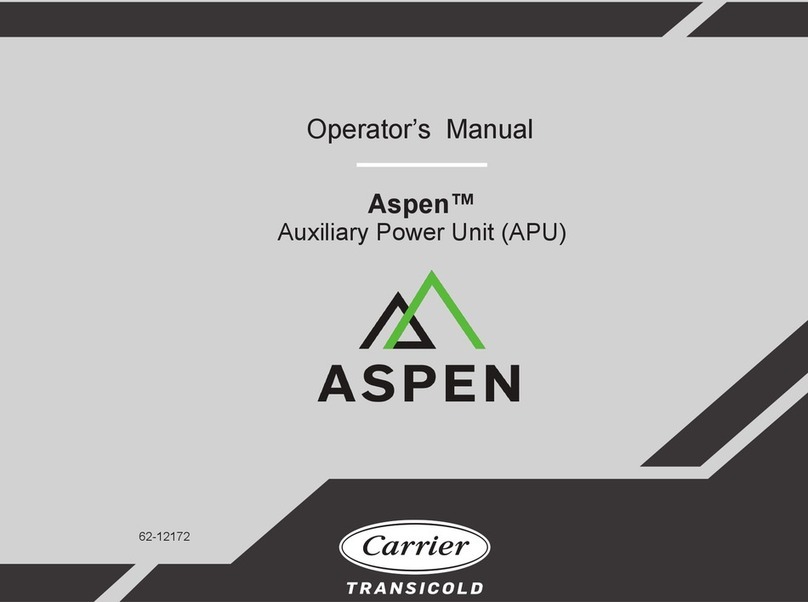 Carrier Aspen Operator's manual