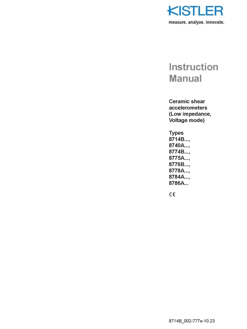 Kistler 8714B Series instruction manual