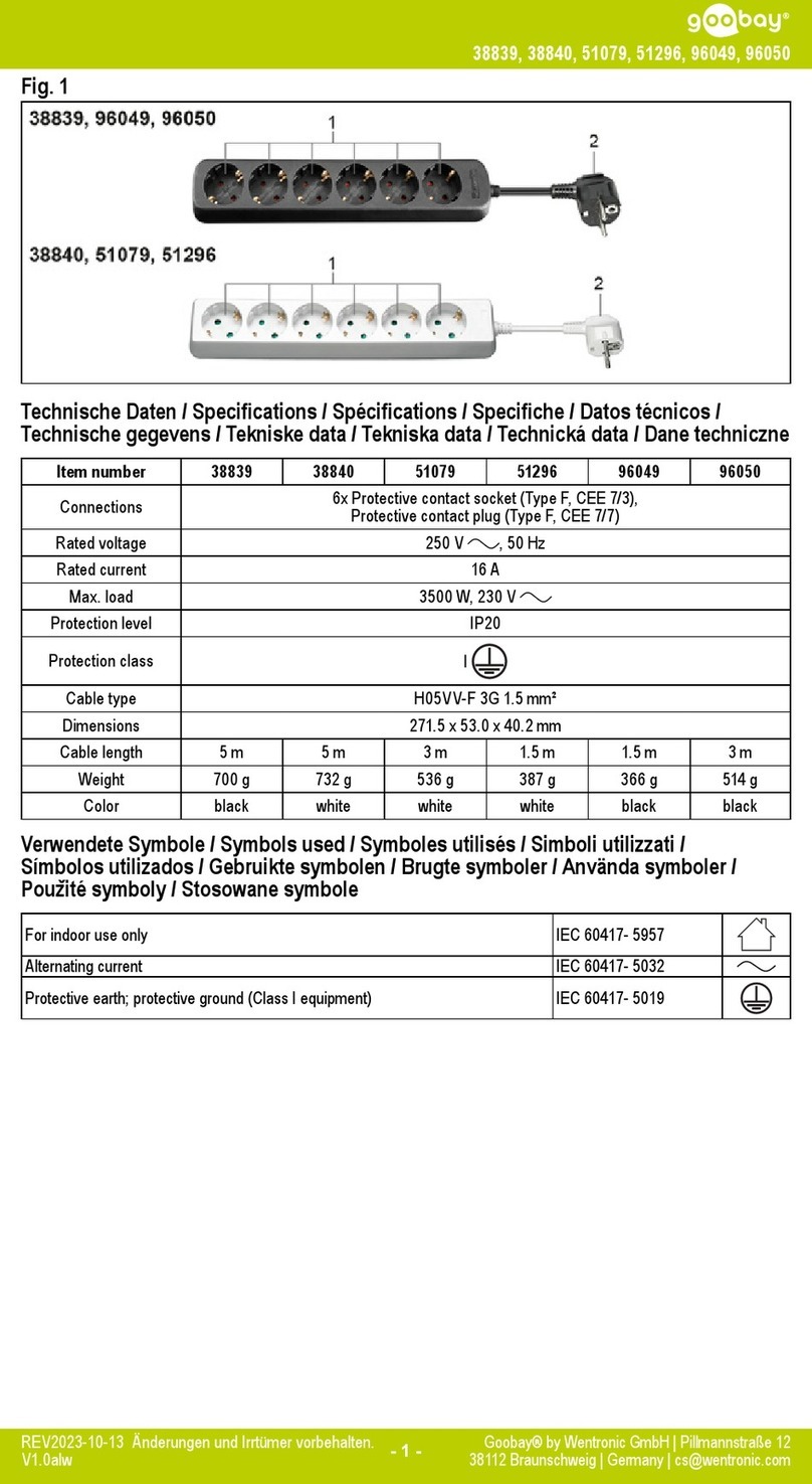 Goobay 38839 User manual