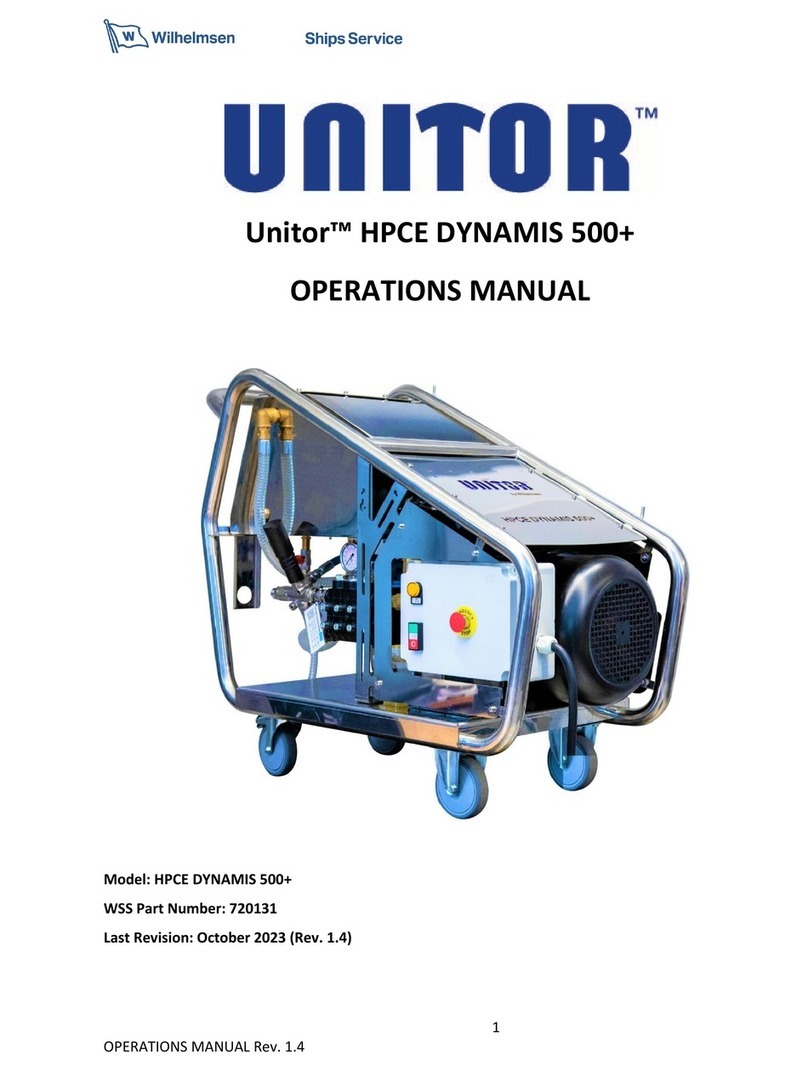 Unitor HPCE DYNAMIS 500+ Operation manual