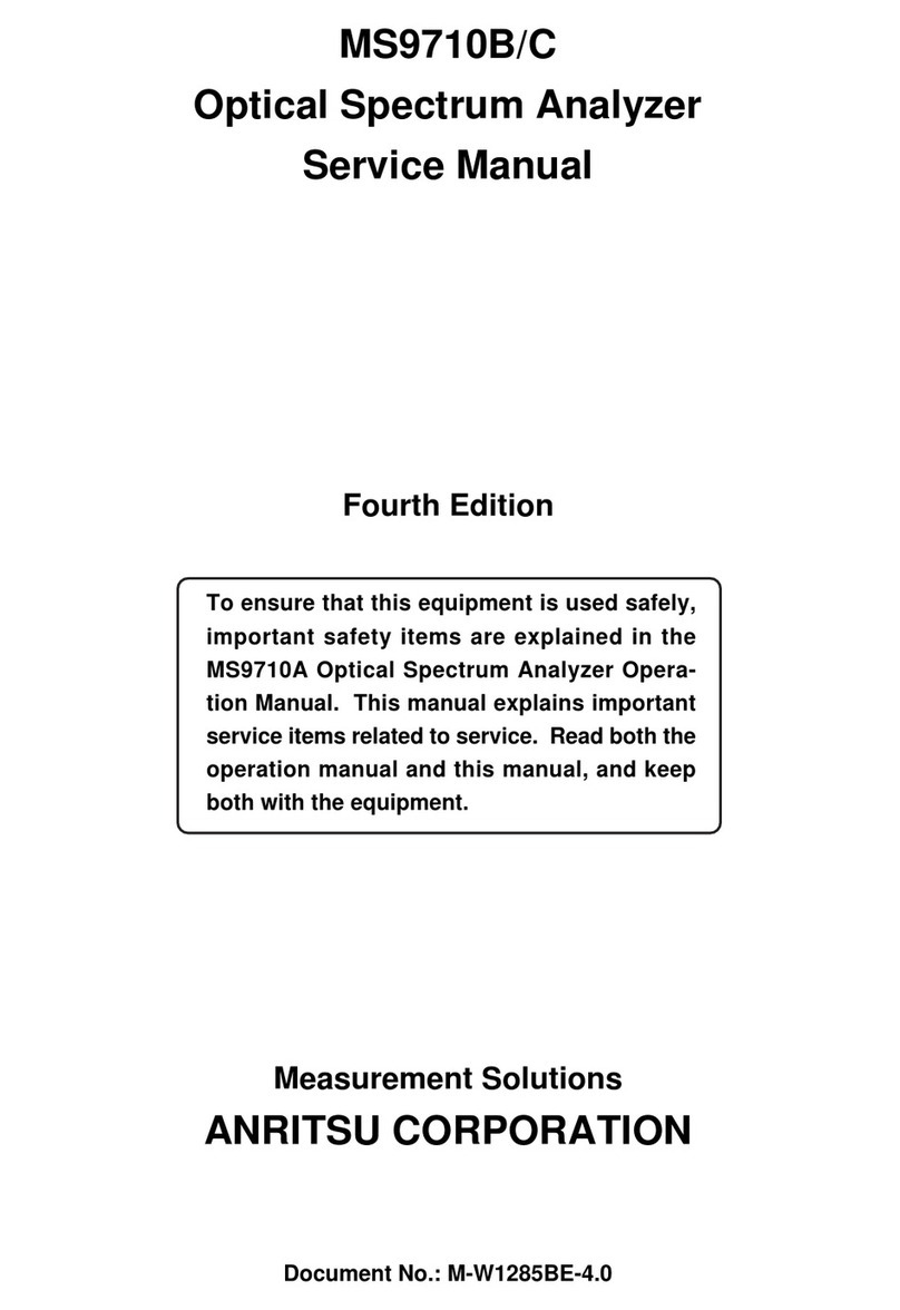 Anritsu ms9710b User manual