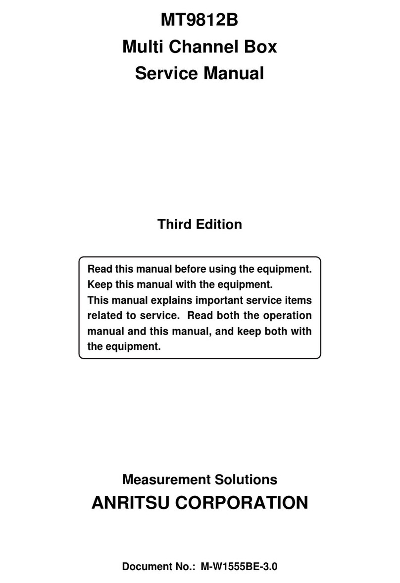 Anritsu MT9812B Service manual