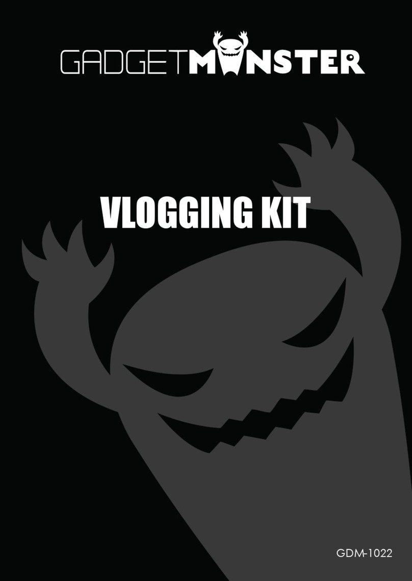 GADGETMONSTER VLOGGING KIT manual
