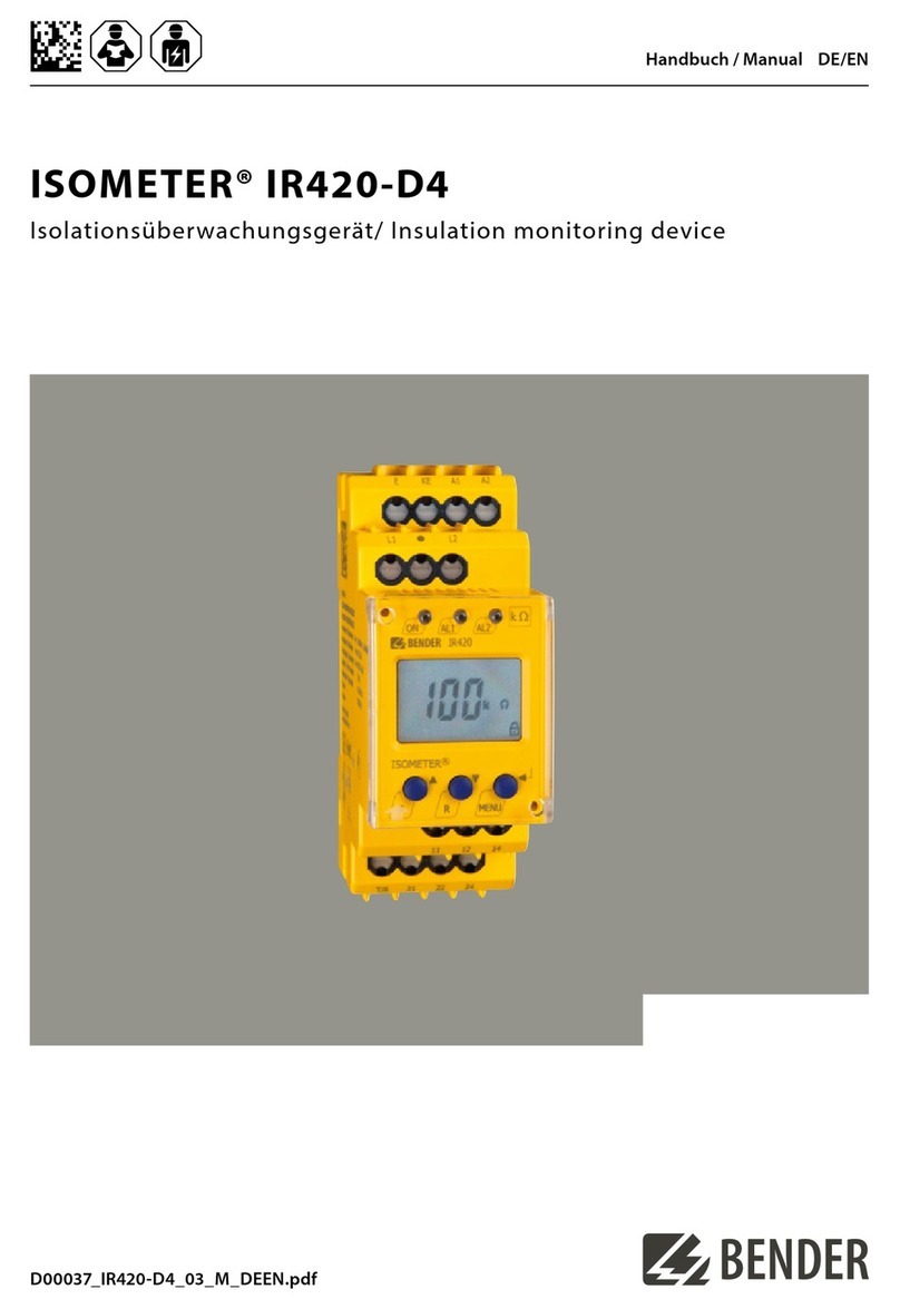 Bender Isometer IR420-D4 manual