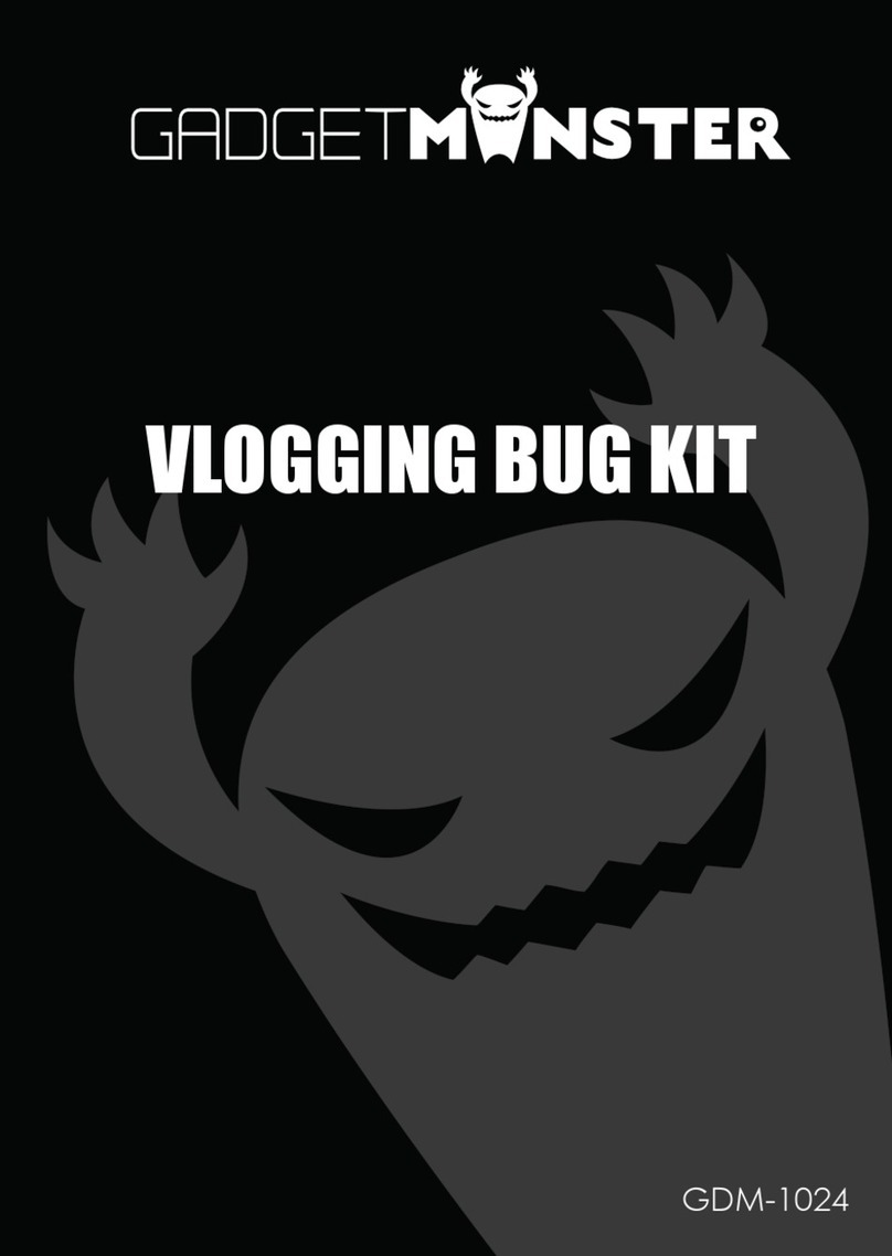 GADGETMONSTER VLOGGING BUG KIT manual