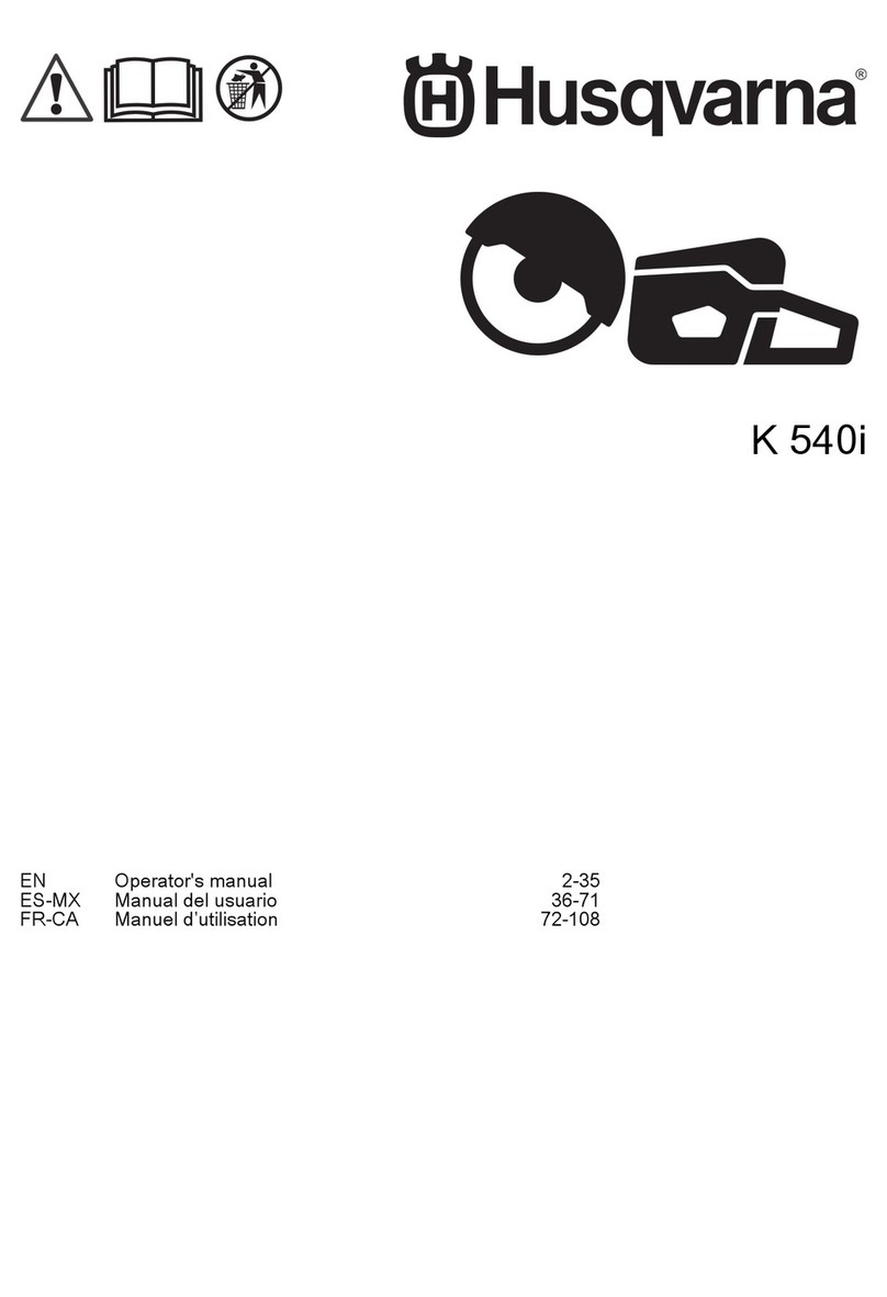 Husqvarna K 540i Operator's manual
