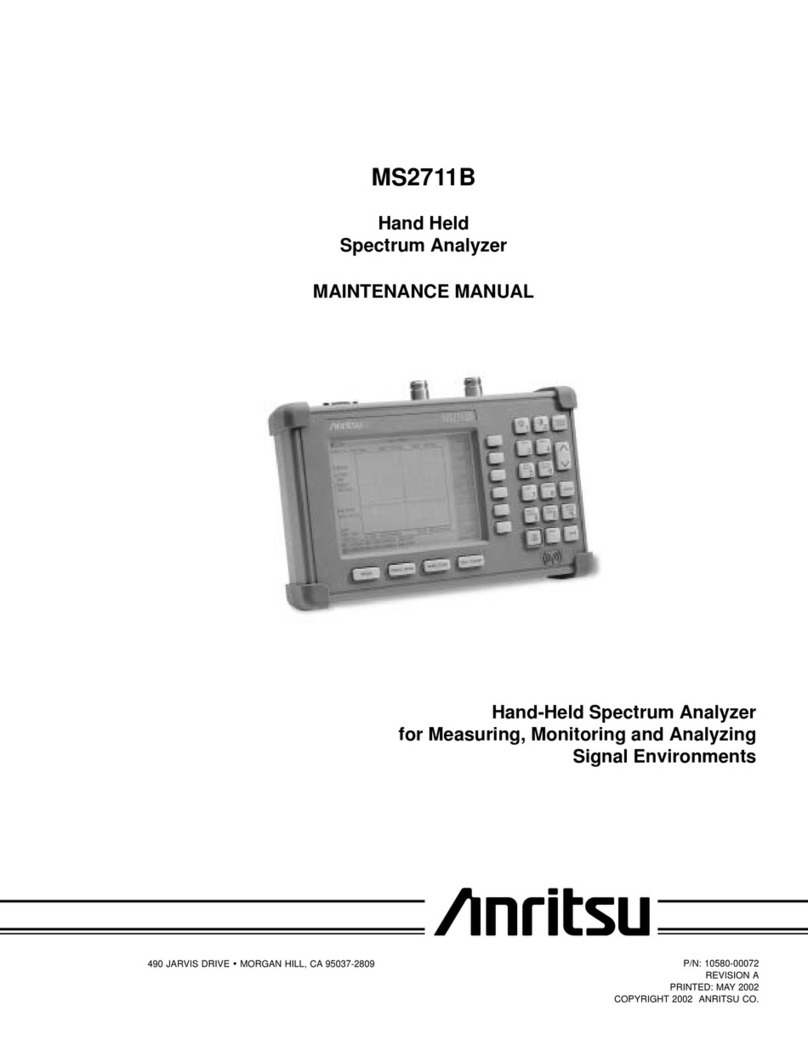 Anritsu MS2711B Maintenance manual