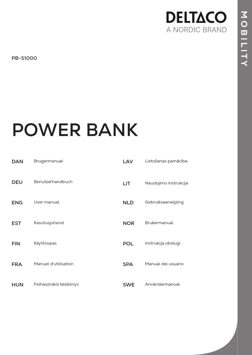 Delta PB-S1000 User manual