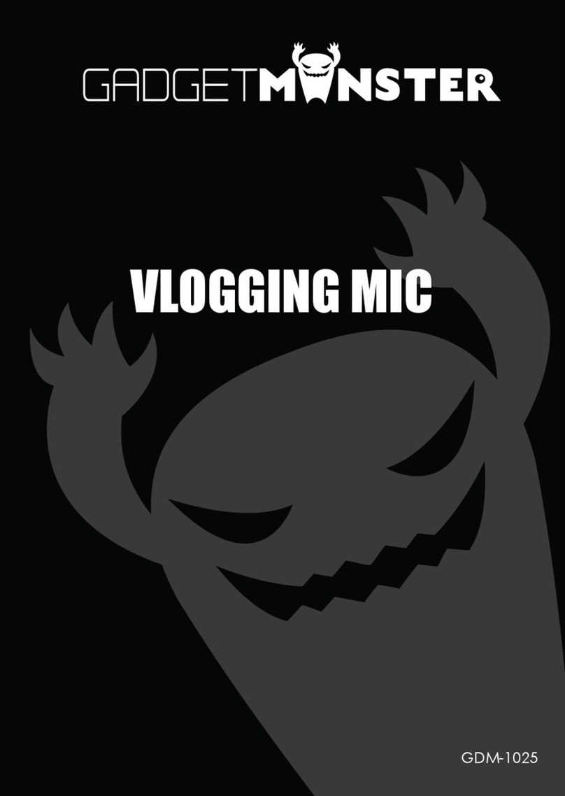 GADGETMONSTER VLOGGING MIC manual