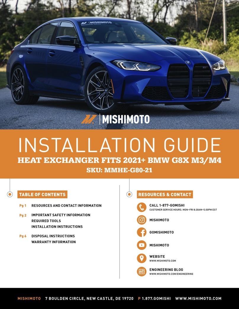 Mishimoto MMHE-G80-21 installation guide