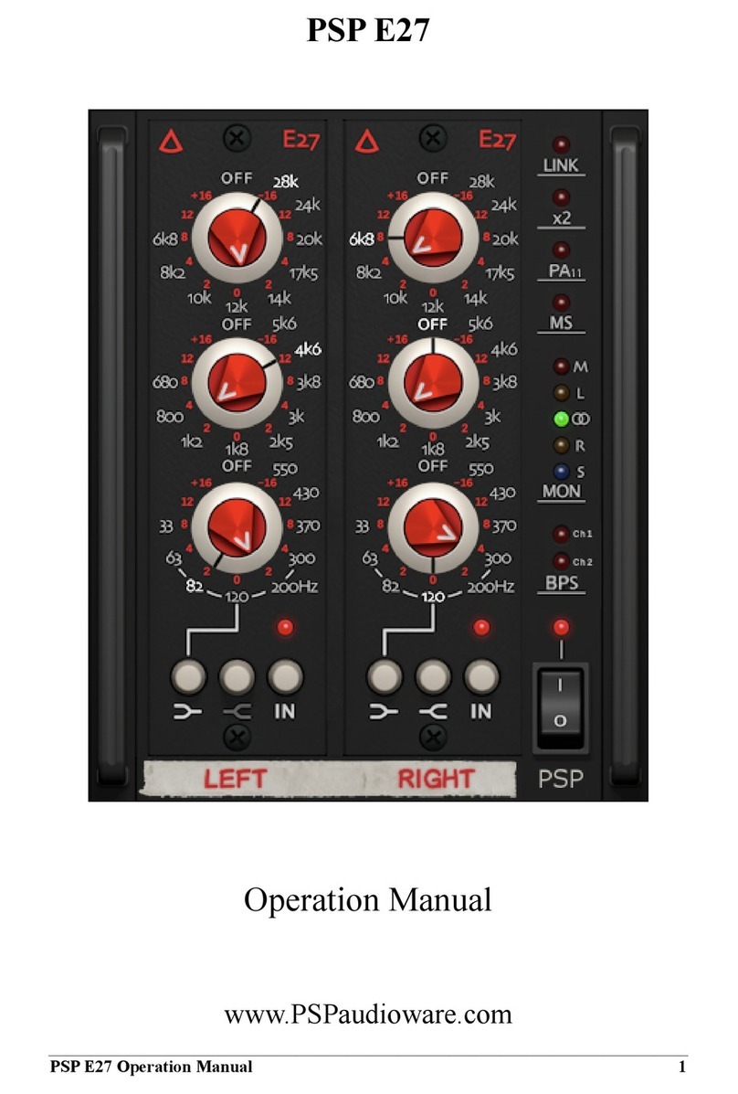 PSP E27 Operation manual