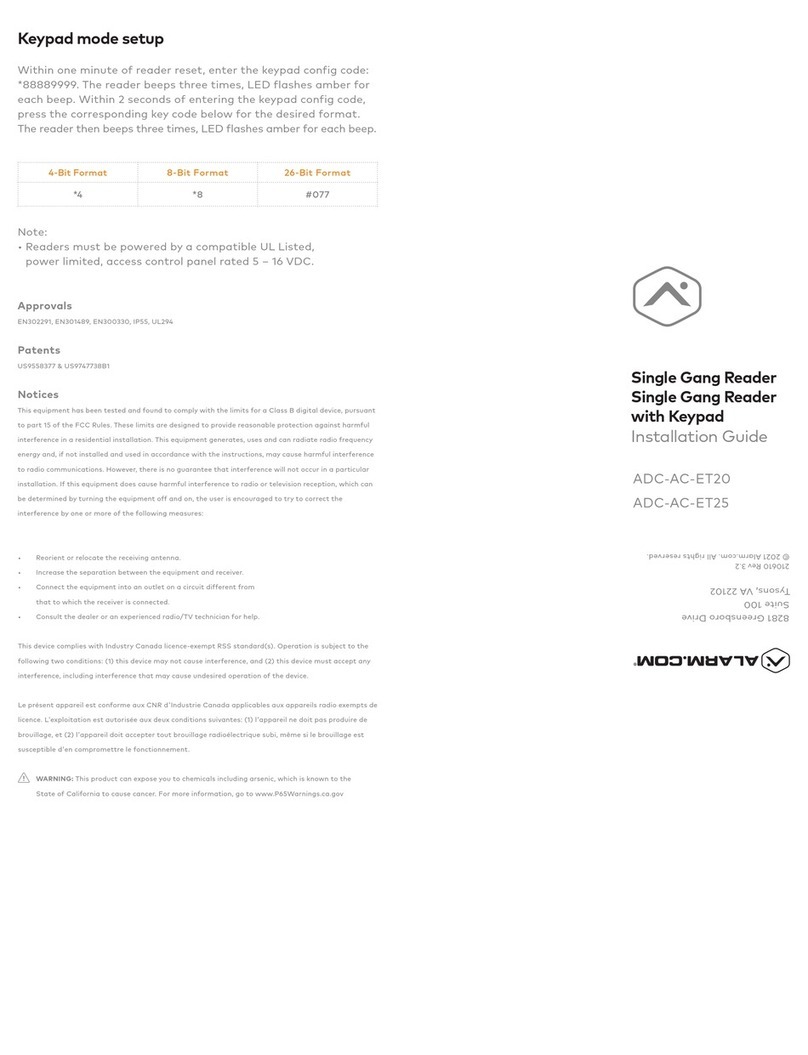 Alarmcom ADC-AC-ET20 installation guide