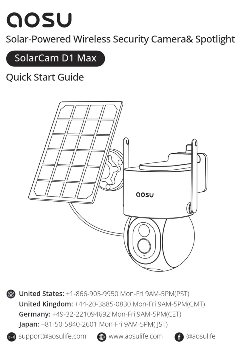aosu SolarCam D1 Max quick start guide