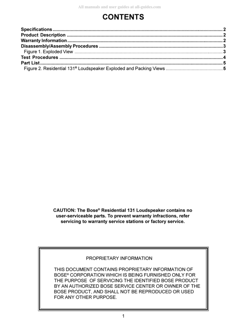 Bose 131 manual