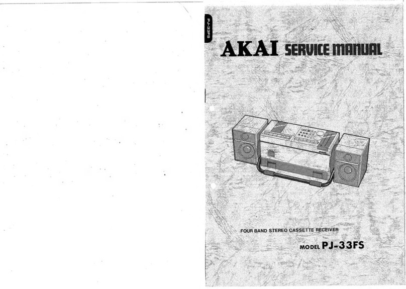 Akai PJ-33FS User manual