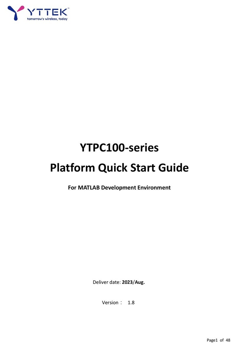YTTEK YTPC100 Series quick start guide
