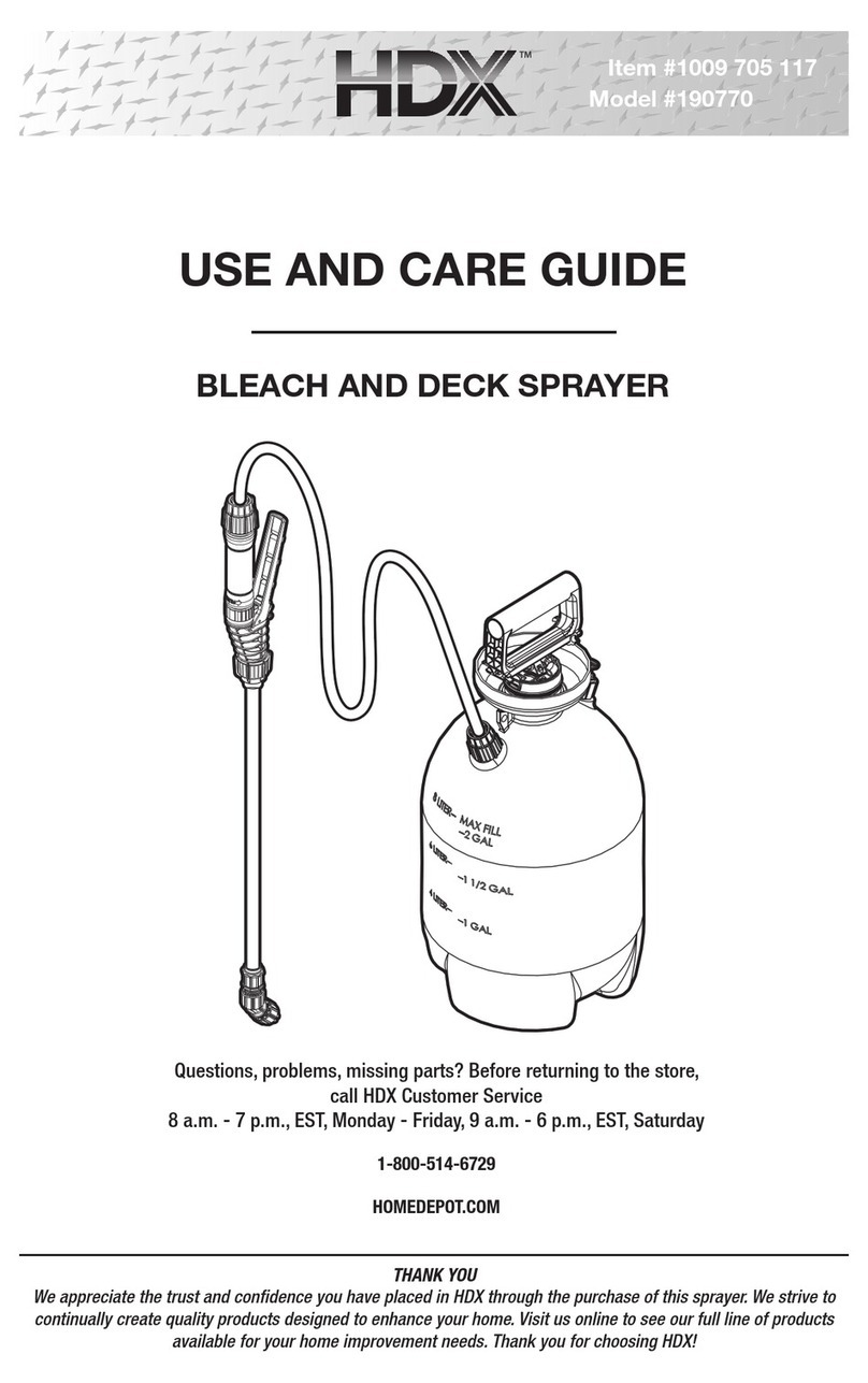 HDX 190770 Use and care guide