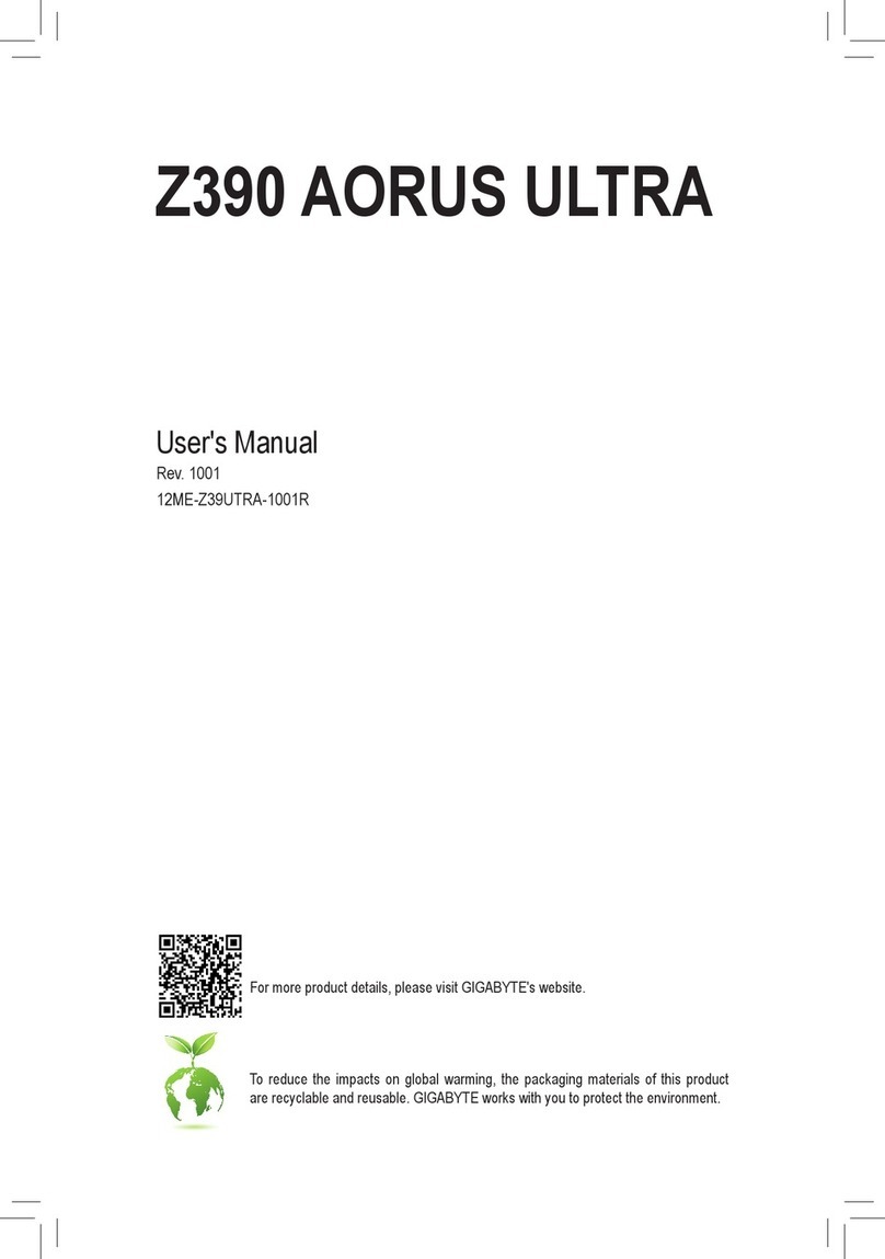 Gigabyte Z390 AORUS ULTRA user manual