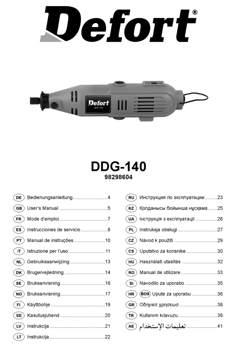 Defort DDG-140 user manual
