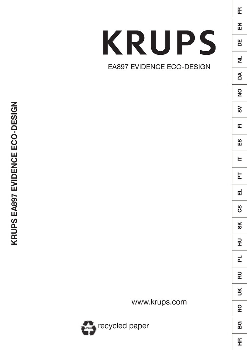 Krups Evidence ECO-Design User manual