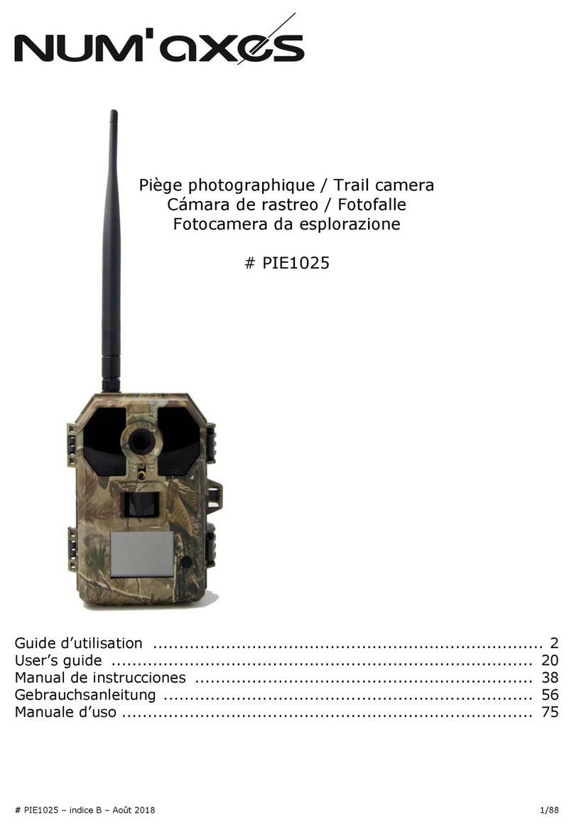 Num'axes PIE1025 user guide