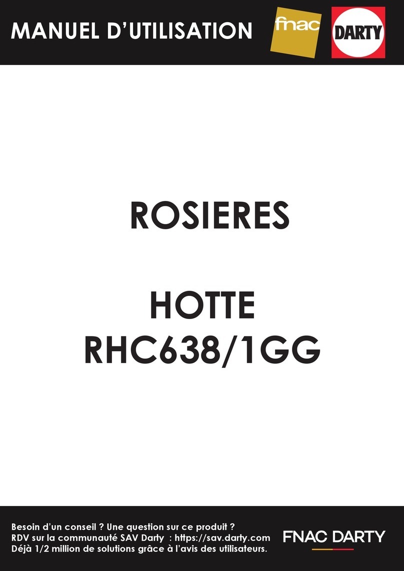 ROSIERES RHC638/1GG Instruction book