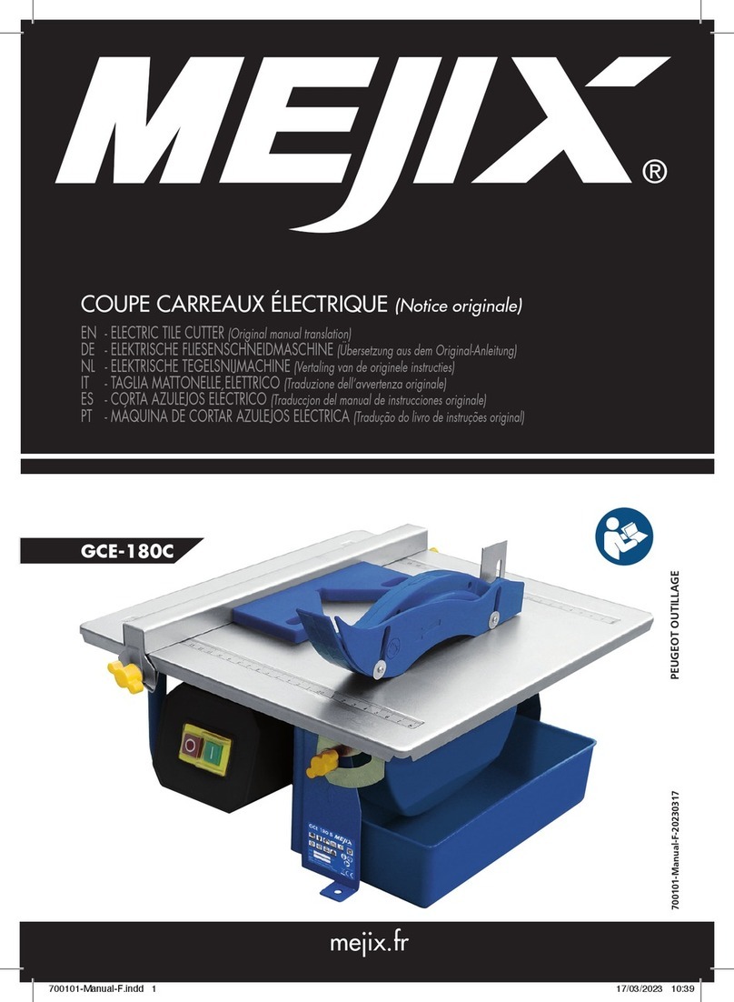 Mejix GCE-180C manual