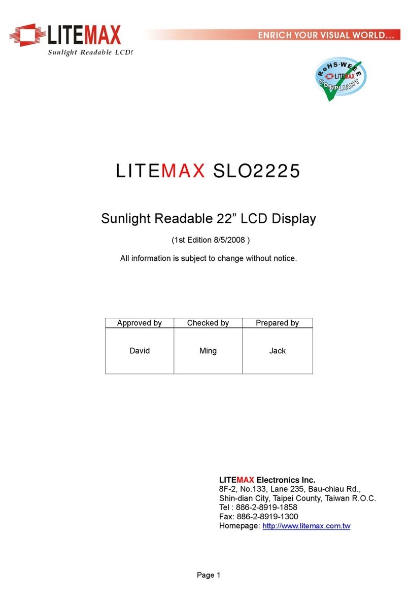 LITEMAX SLO2225 User manual