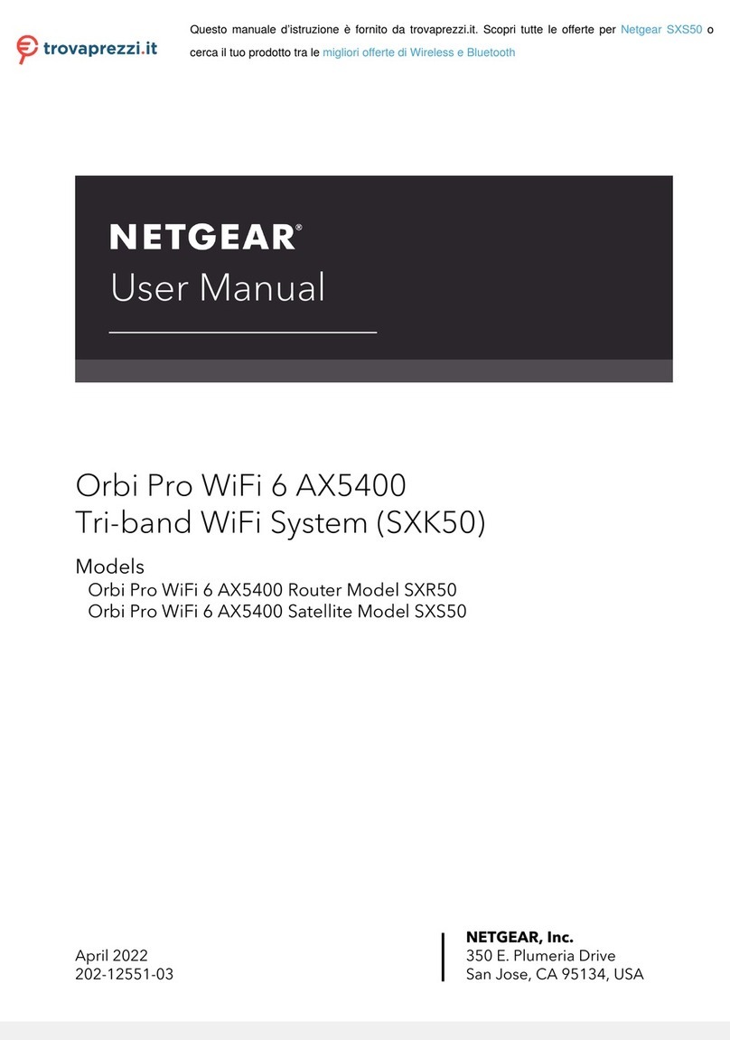 NETGEAR Orbi Pro SXS50 User manual