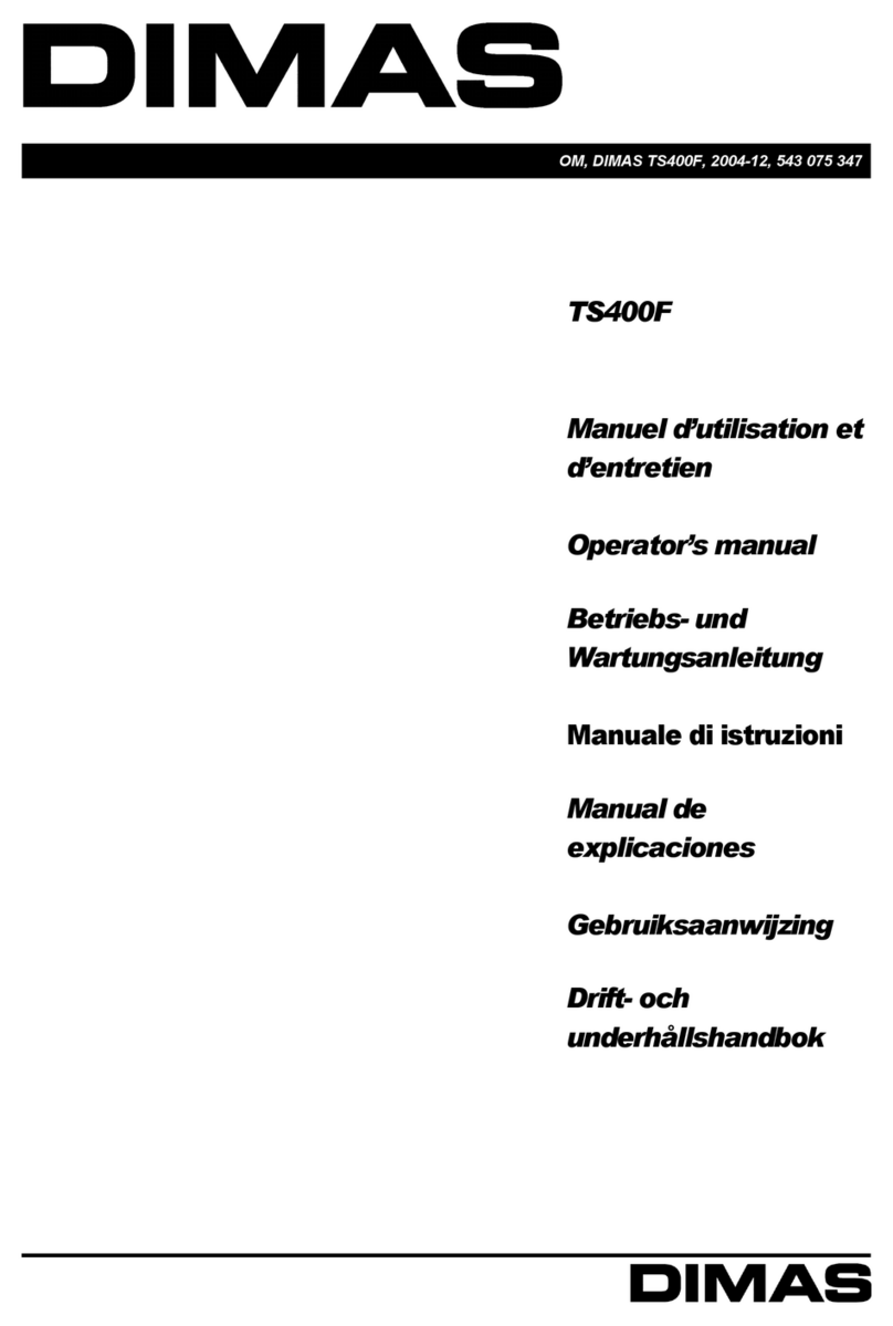 Dimas TS400F User manual