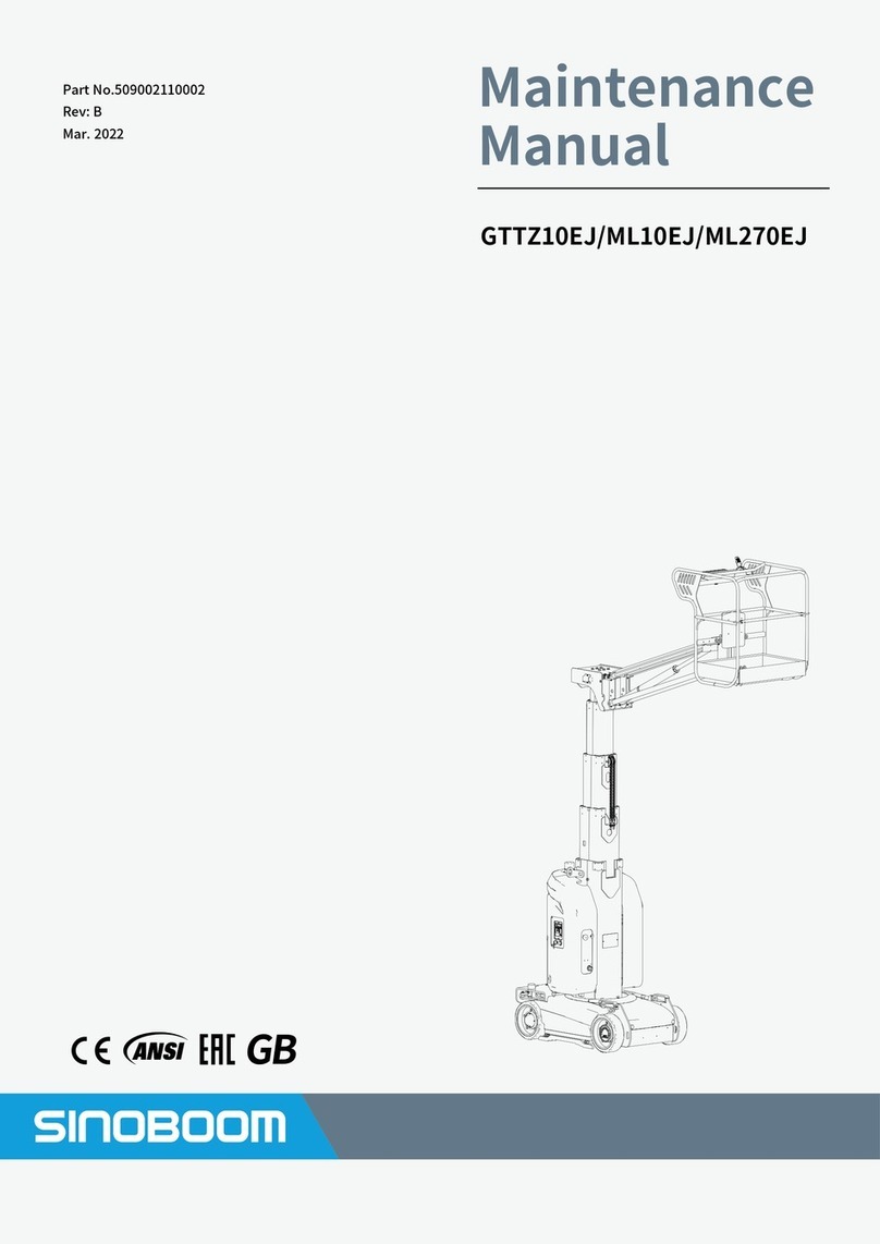 Sinoboom GTTZ10EJ Maintenance manual