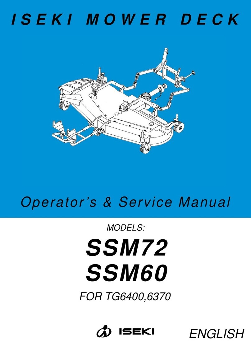 Iseki SSM72 User manual