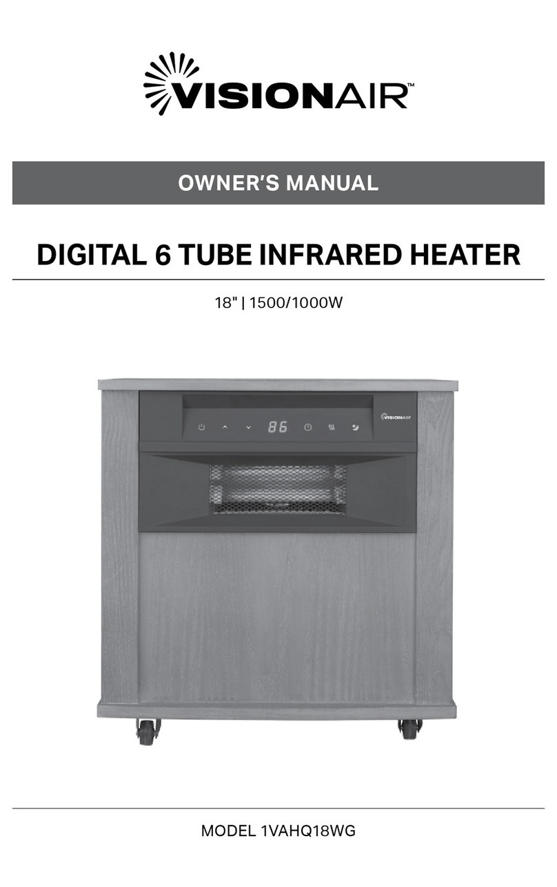 VisionAIR 1VAHQ18WG User manual VisionAIR 1VAHQ18WG User manual