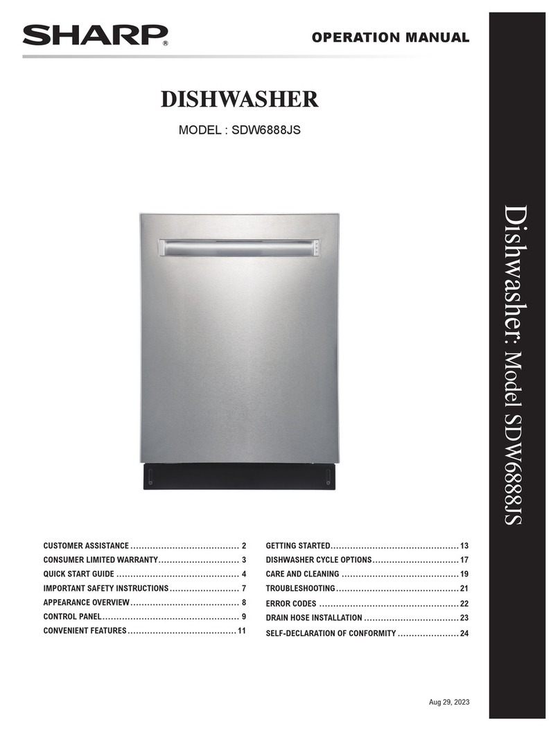 Sharp SDW6888JS User manual