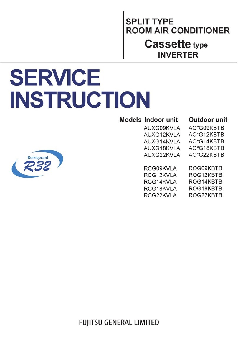 Fujitsu AO G09KBTB Series Original operating manual